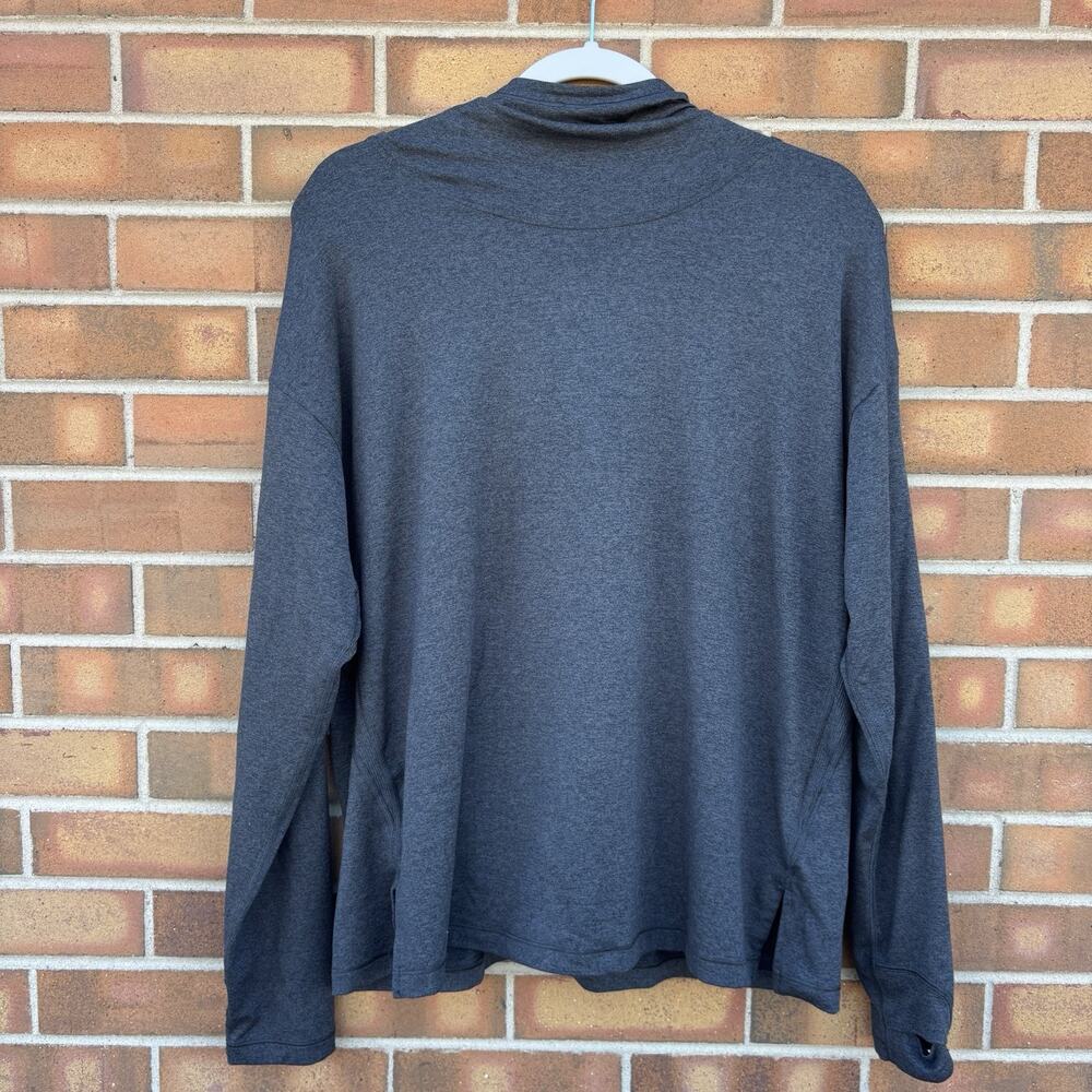 Athleta Uptempo Hoodie Sweatshirt Womens Large Navy